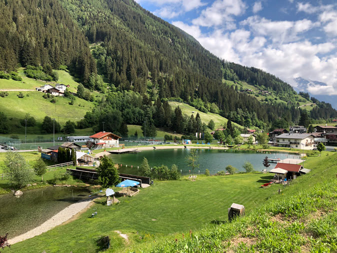 Swimming lake in See 